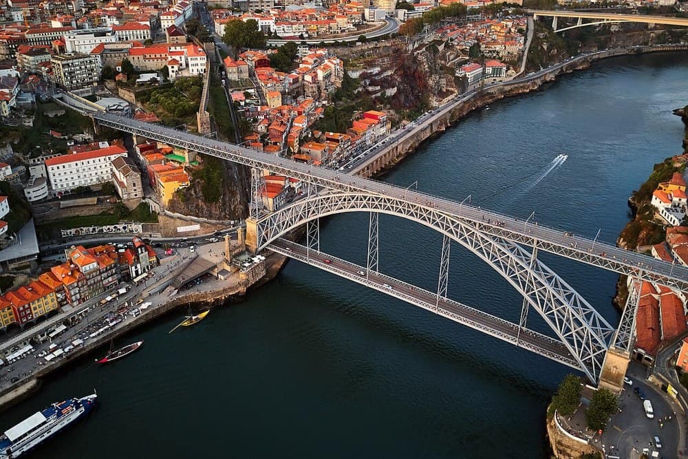 Ribeira Promenade & Dom Luís I Bridge, Portugal visa UAE